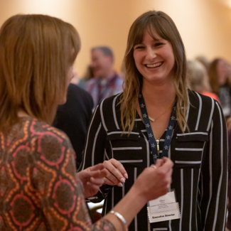 Two women at 2019 Annual Conference Networking