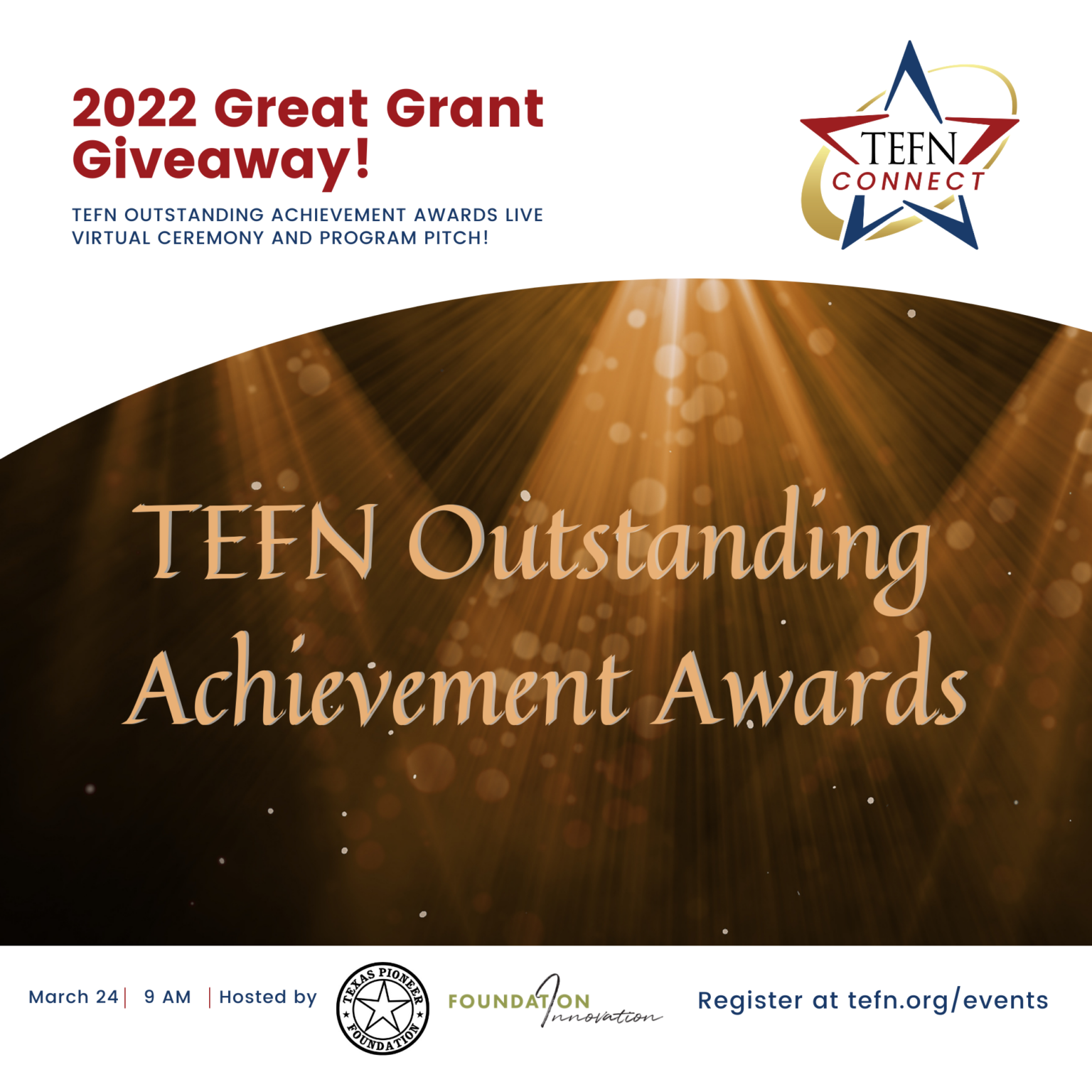 TEFN Outstanding Achievement Awards 2022 Texas Education Foundation